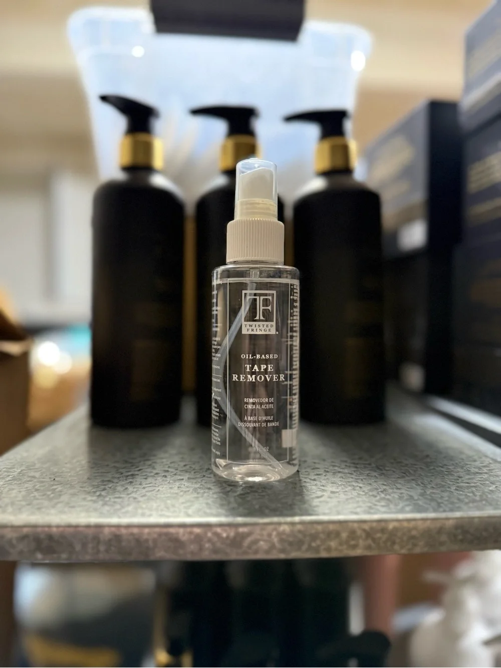 Oil-Based Tape Remover Spray — Clear